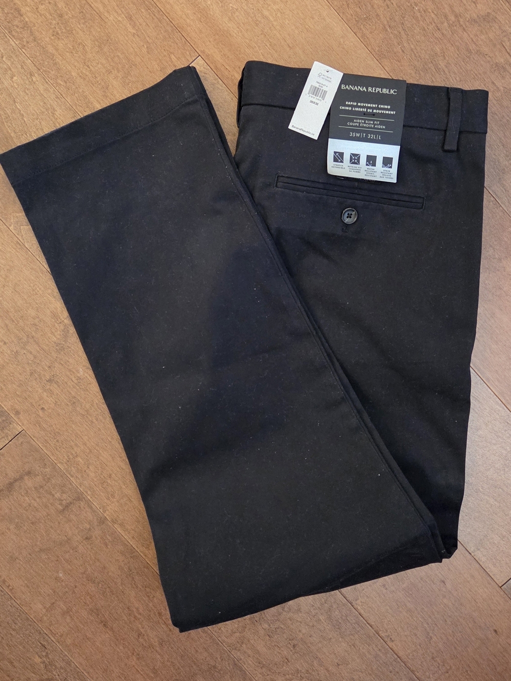 Banana Republic Men's Black Dress Chinos